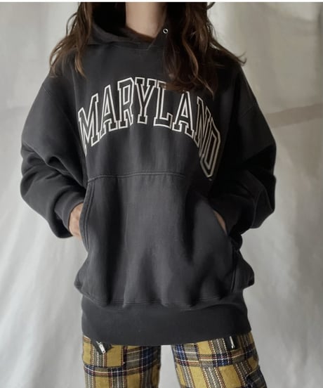 【USED】  Champion Reverse Weave Hoodie MARYLAND/211116-034