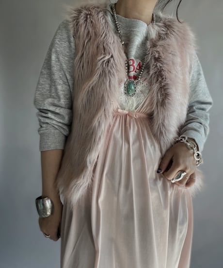 【USED】 CHEROKEE Fake Fur Vest / 240101-038