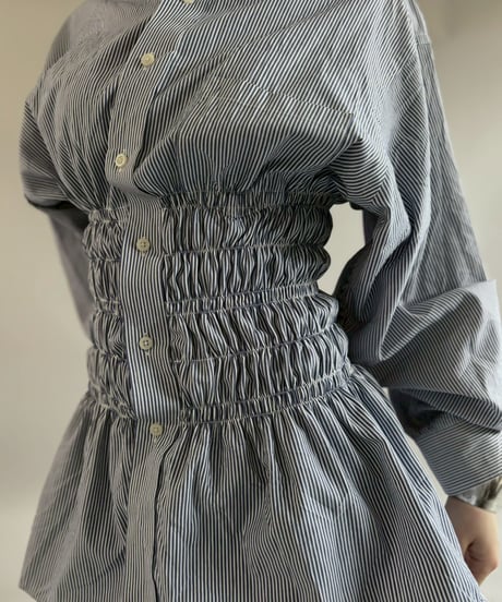 【RE;CIRCLE】 RE Shirring Shirt / 260504-007