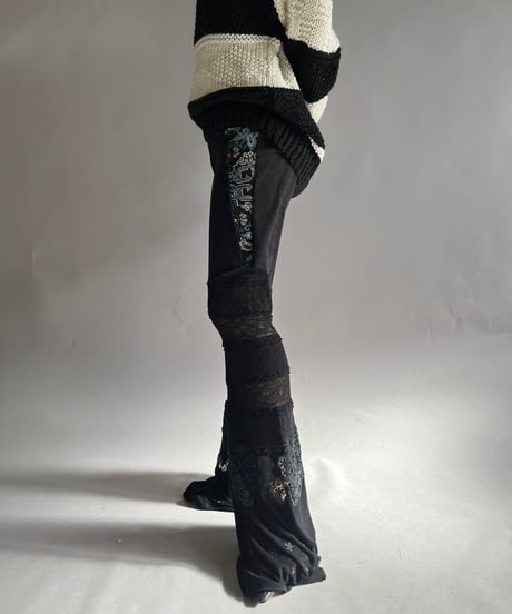 【USED】 Pure Fix Patterned Flare Pants / 241207-014