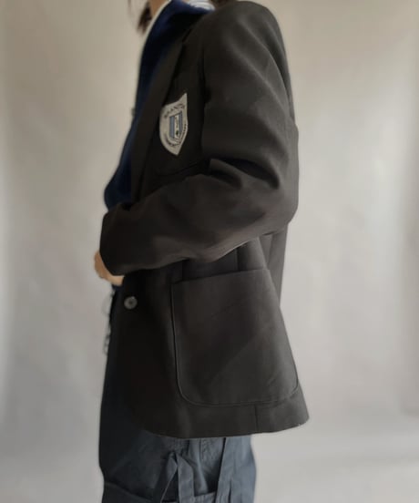 【USED】 Zip-up Top Navy / 230128-023