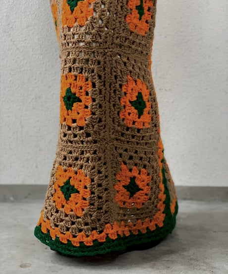 【RE;CIRCLE】 Granny Knit Long Skirt ② /210125-009
