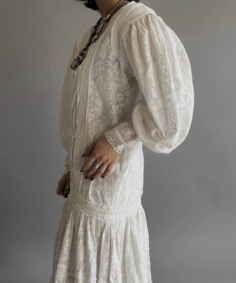 【USED】 Lace Long One-Piece/240127-005
