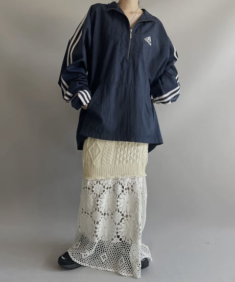 【USED】 adidas Nylon Pullover Top/ 231026-010