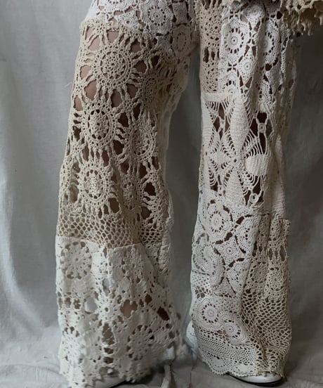 【RE;CIRCLE】 RE Crochet Pants①/210512-012