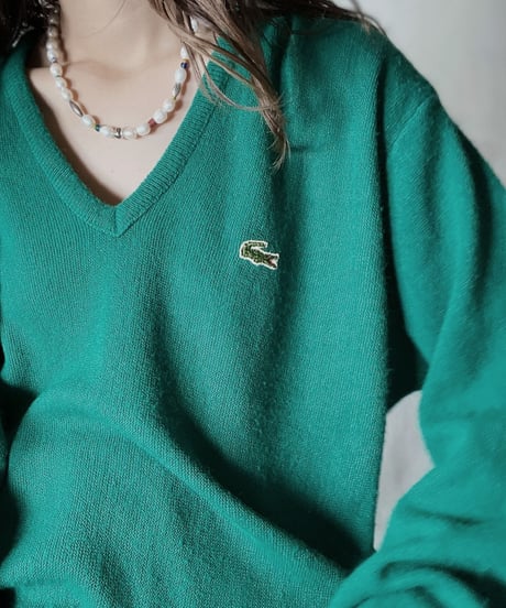 【USED】   LACOSTE Knit Top 13/211126-029