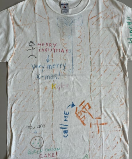 【USED】 JERZEES Hand Paint T-Shirt  /240608-020