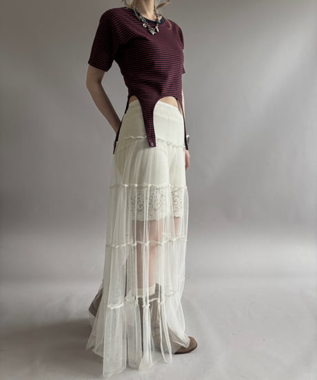 【RE;CIRCLE】 RE Mulch Boarder T-shirt Leotard / 260430-004