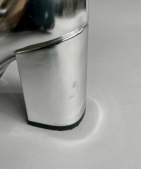 【USED】 MM6 Maison Margiela Silver Metallic Boots / 251027-004