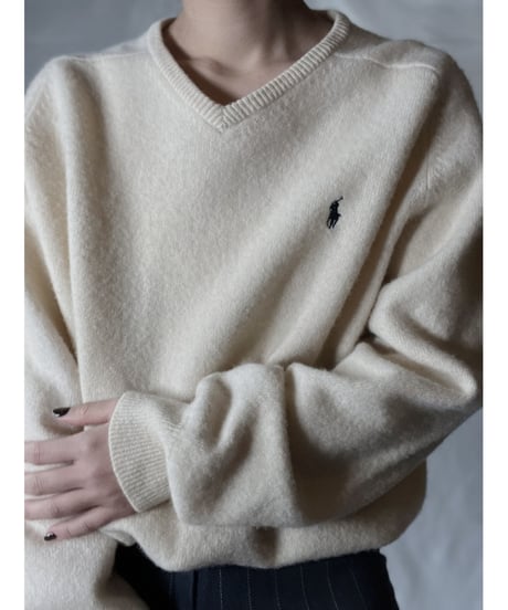 【USED】  Ralph Rauren Wool Knit①/220127-015