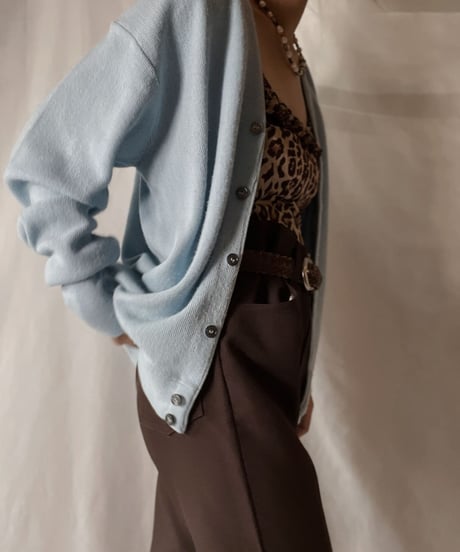 【USED】 Acrylic Knit Cardigan③/210930-029