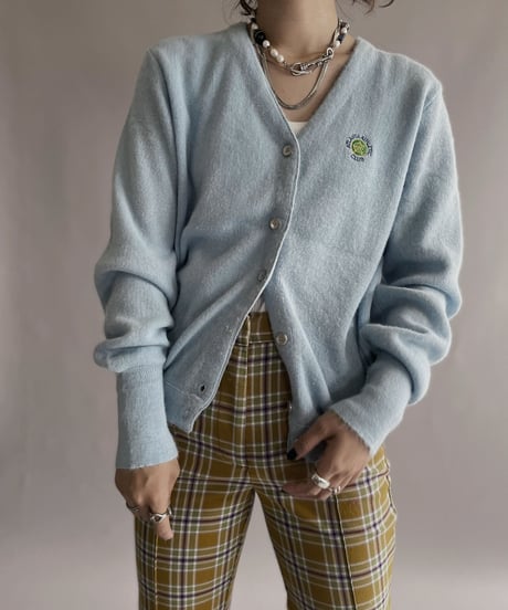 【USED】  Lady Pickering Acrylic Knit Cardigan / 221008-015
