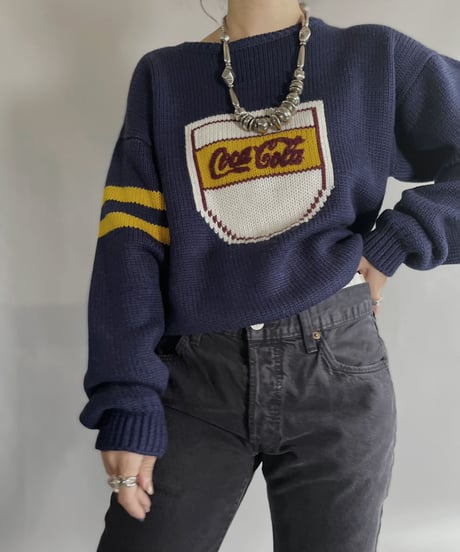 【USED】   Coca-Cola Knit Sweater / 221203-004