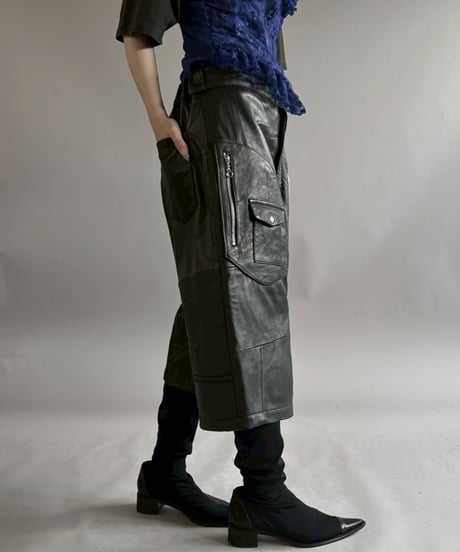 【RE;CIRCLE】 RE Leather Shorts / 260507-003