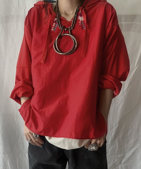 【RE;CIRCLE】RE Embroidery Ethnic Mexican Parker ⑥/210617-024