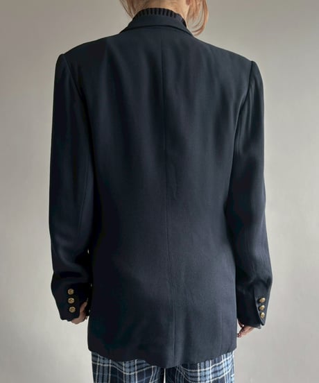 【USED】 Navy Blazer / 251129-012