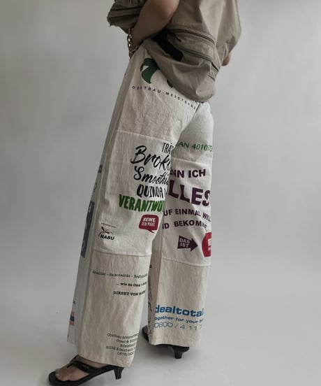 【RE;CIRCLE】 RE Eco-Friendly Bag Pants / 220804-014