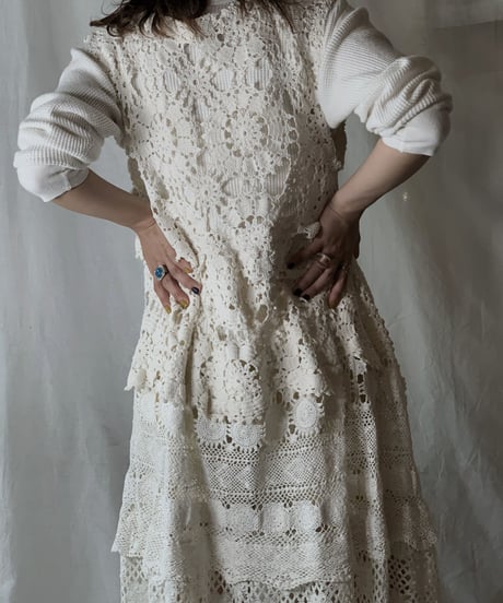 【RE;CIRCLE】  RE Crochet N/S Dress ②/210512-006