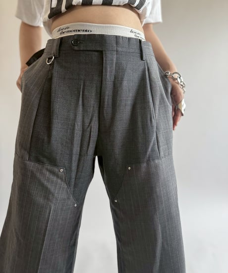 【RE;CIRCLE】 Re Suit Double Knee Shorts / 250612-007