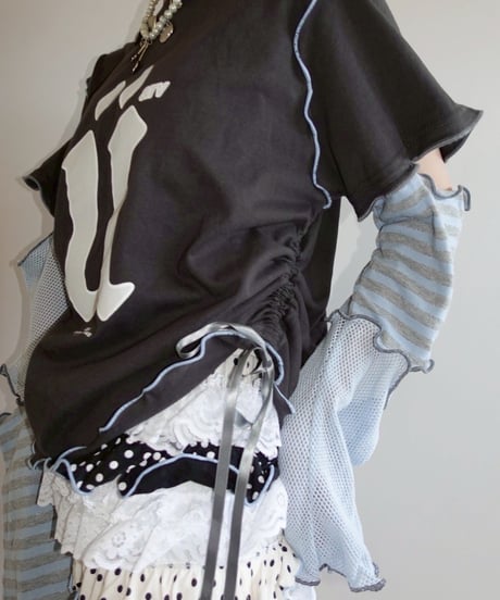 【CA MEETS UV】 RE Mellow Drawstring L/S Top   / 250807-010