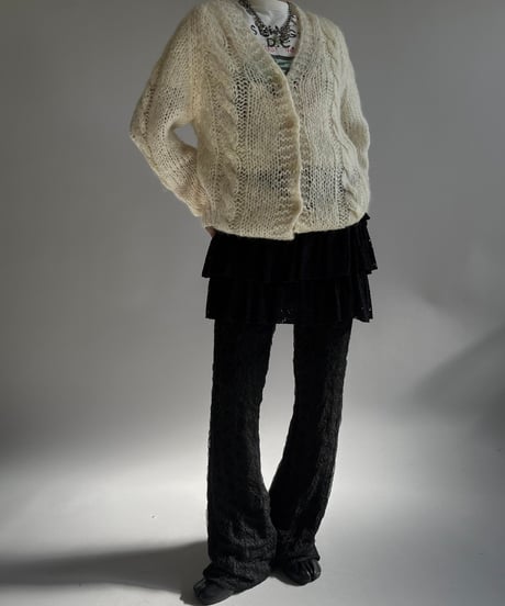 【USED】 Made in Italy Mohair Knit Cardigan /250111-013