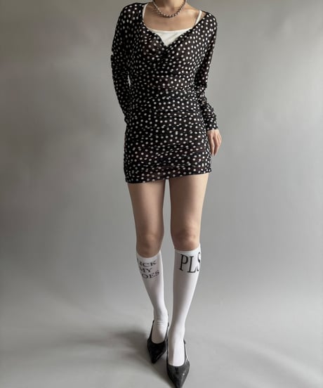 【USED】Dot pattern design top/250920-033