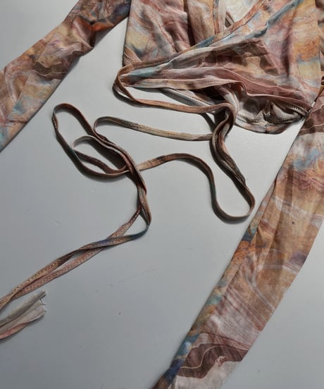 【USED】  Poly Long Sleeved Top / 220924-006