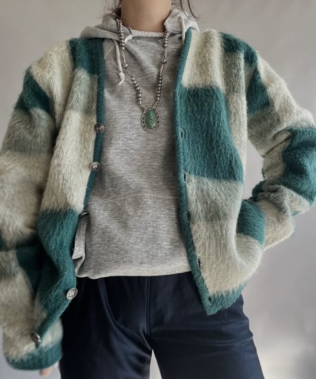 【USED】 savvy Mohair Cardigan / 240101-046