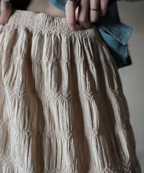 【USED】  Cotton Long Skirt/220220-015