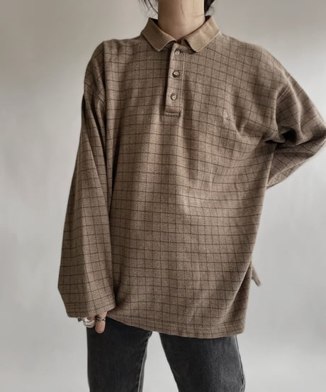 【USED】 Ralph Lauren Long Sleeve Polo Shirt / 220521-017