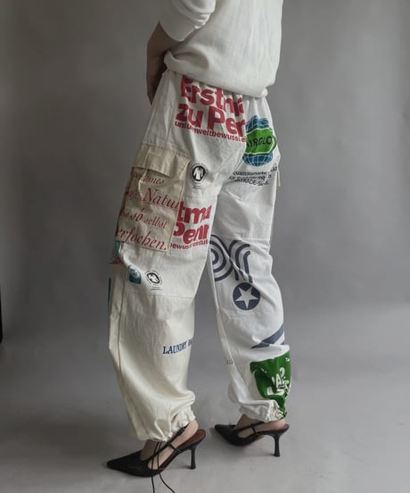【RE;CIRCLE】RE Eco-Friendly Bag Rraw Cord Pants / 230427-013