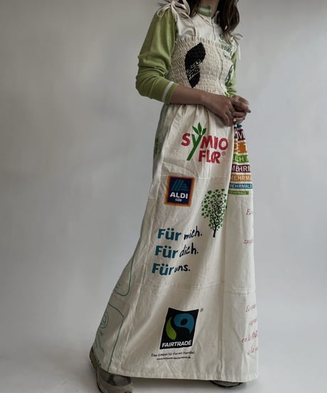 【RE;CIRCLE】 RE Eco-Friendly Bag Shirring One-piece / 220825-016
