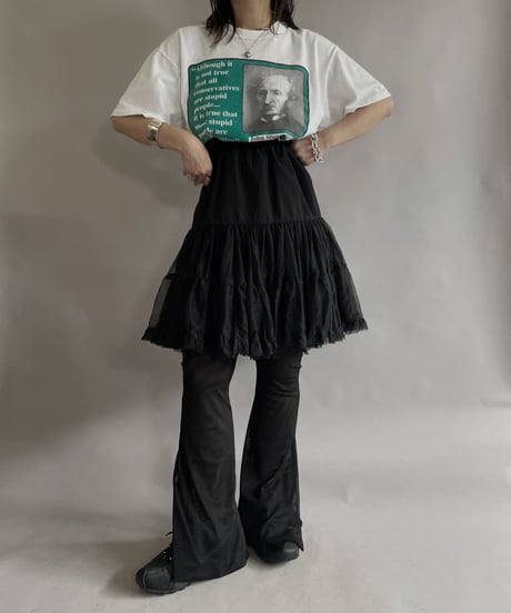 【USED】  John Stuart Mill Print T-Shirt / 230617-029