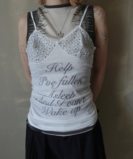 【RE;CIRCLE】 Re Embroidered Camisole Top  /  250724-021