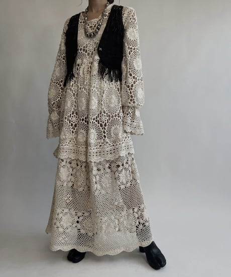【RE;CIRCLE】 RE Crochet Lace One-piece / 220818-002