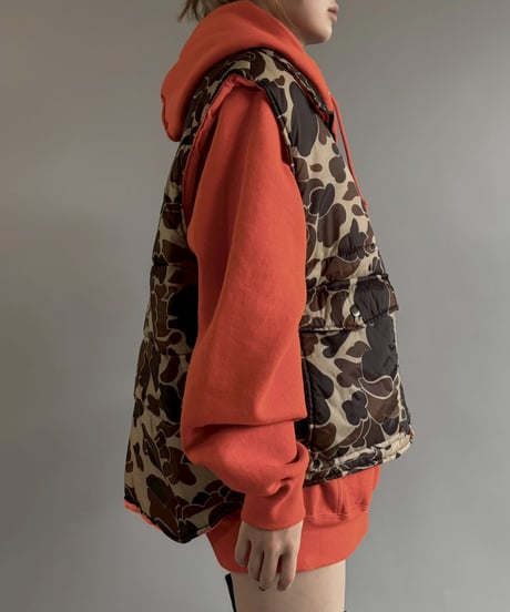 【USED】 Camouflage Pattern Padded Reversible Vest /251101-001