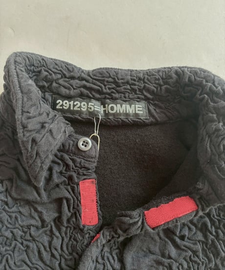 【USED】 291295=HOMME Wrinkled Design Jacket / 260228-007