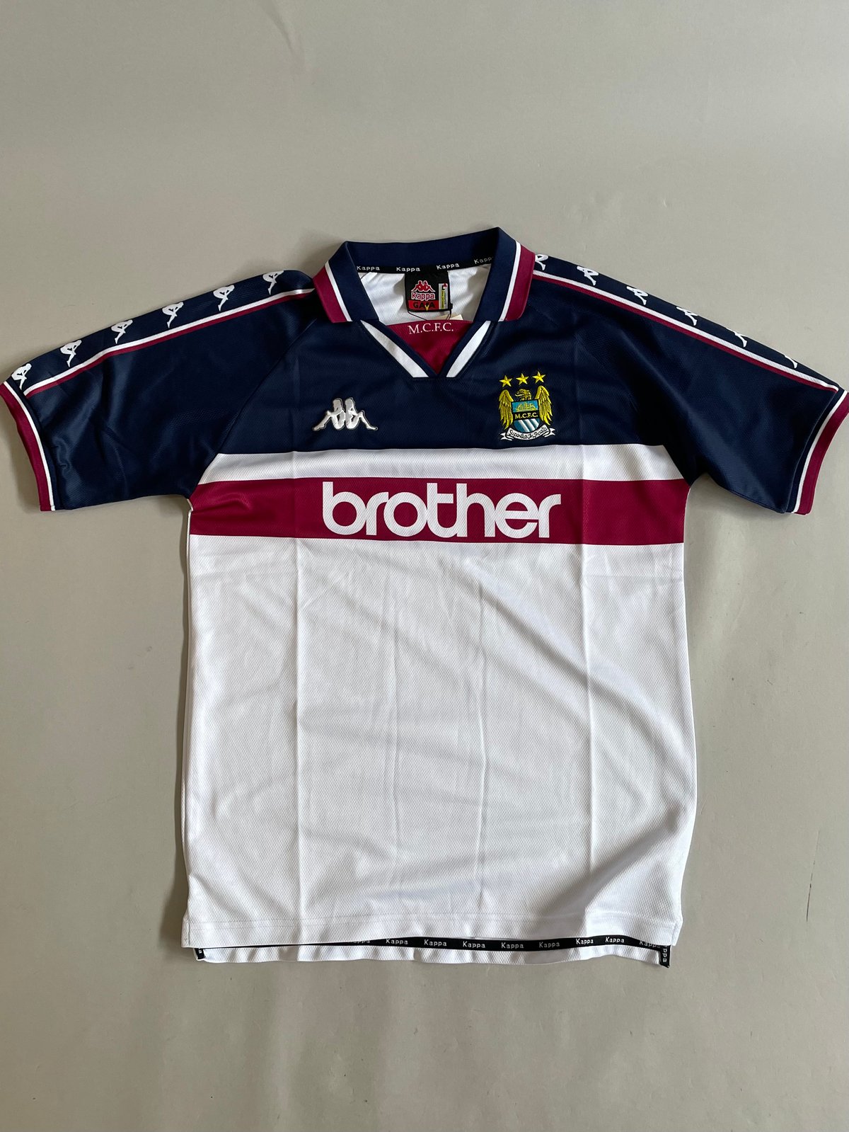 USED】Kappa MANCHESTER CITY Soccer Shirt /2408