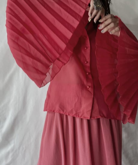 【USED】  Poly See-through L/S Blouse/210921-029