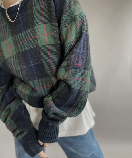 【USED】  Polo Golf Checked Knit / 221126-009