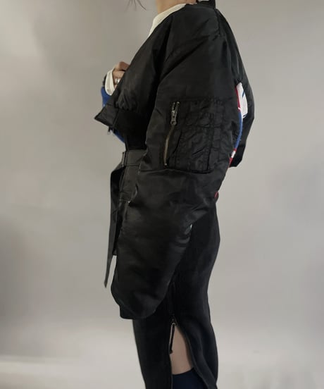 【RE;CIRCLE】 RE MA1×Soccer Muffler Short Jacket / 240118-012
