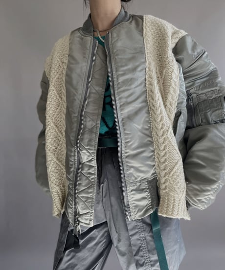 【RE;CIRCLE】 RE MA-1 Alan Docking Jacket / 221208-011
