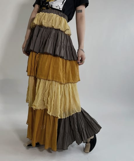 【RE;CIRCLE】 RE Indian Cotton Skirt / 220503-019