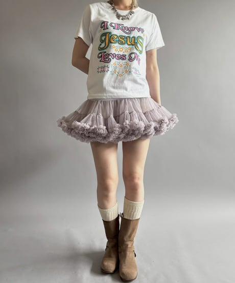 【USED】 RESIZED Hanes I Know Jesus Loves Me T-Shirt / 260627-022