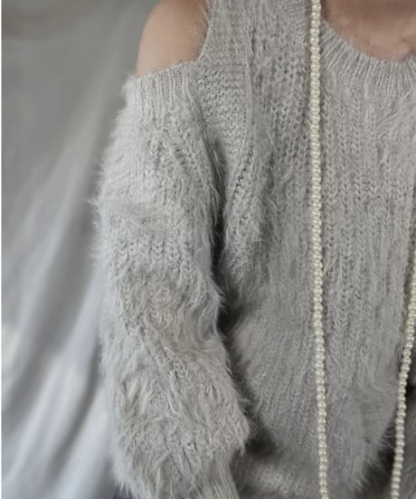 【USED】    Mohair Knit Top/211216-012