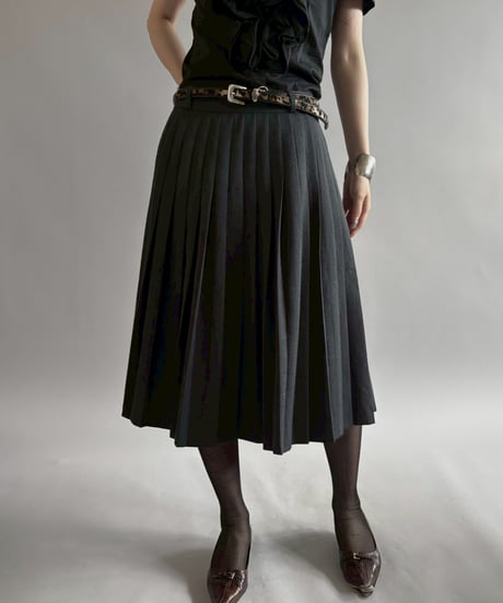 【USED】 Pleats Skirt / 260622-021