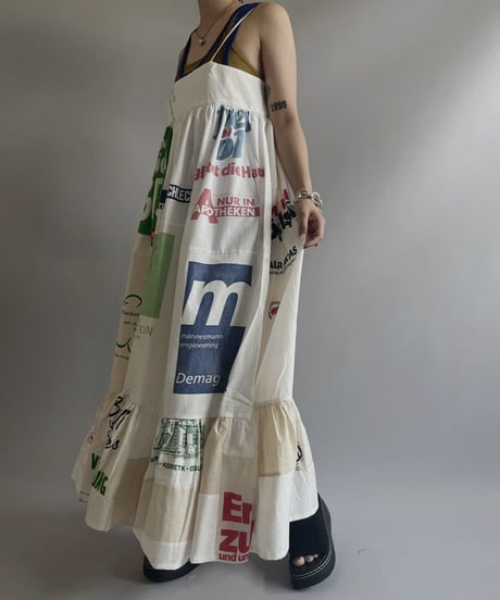 【RE;CIRCLE】RE Eco-Friendly Bag Camisole Long One-piece / 230727-024