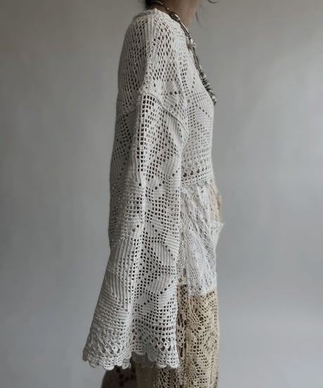 【RE;CIRCLE】 RE Crochet Lace Top / 220728-022