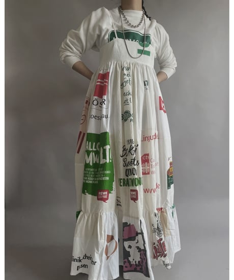 【RE;CIRCLE】RE Eco-Friendly Bag Camisole Long One-piece / 230427-011