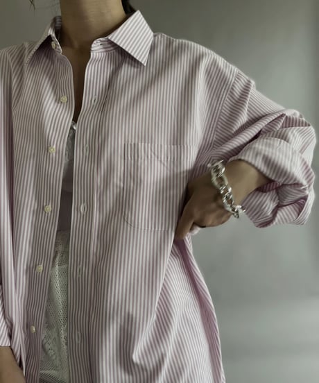 【USED】  Brooks Brothers L/S Strip Shirt /230608-009